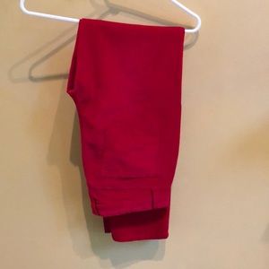 Talbots red corduroy pants. Worn once